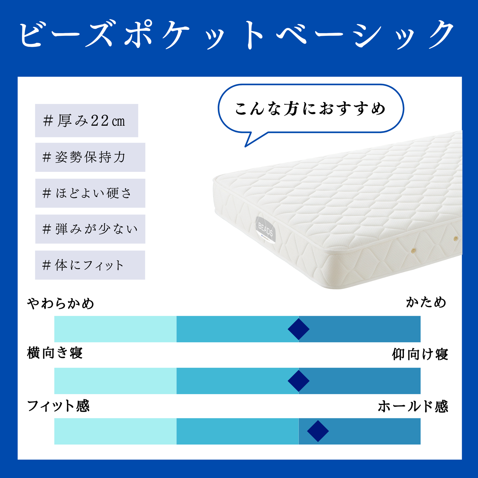 ビーズベーシック – 日本ベッド公式オンラインショップ